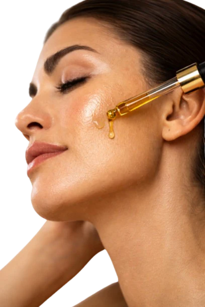 Luxury Ayurvedic saffron facial serum bottle – Aiva Ritual